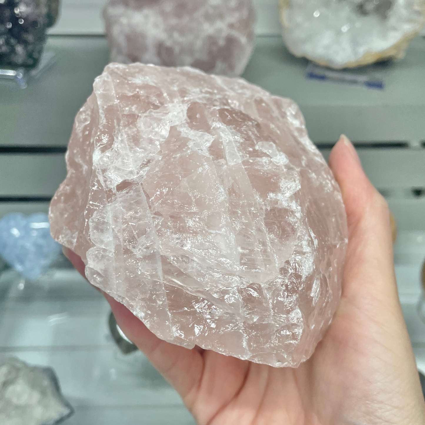 Rose Quartz Raw Chunk 1