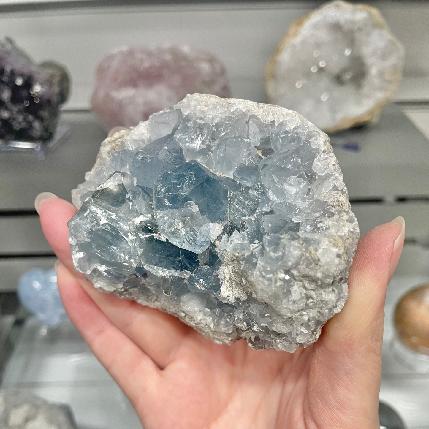 Celestite Cluster