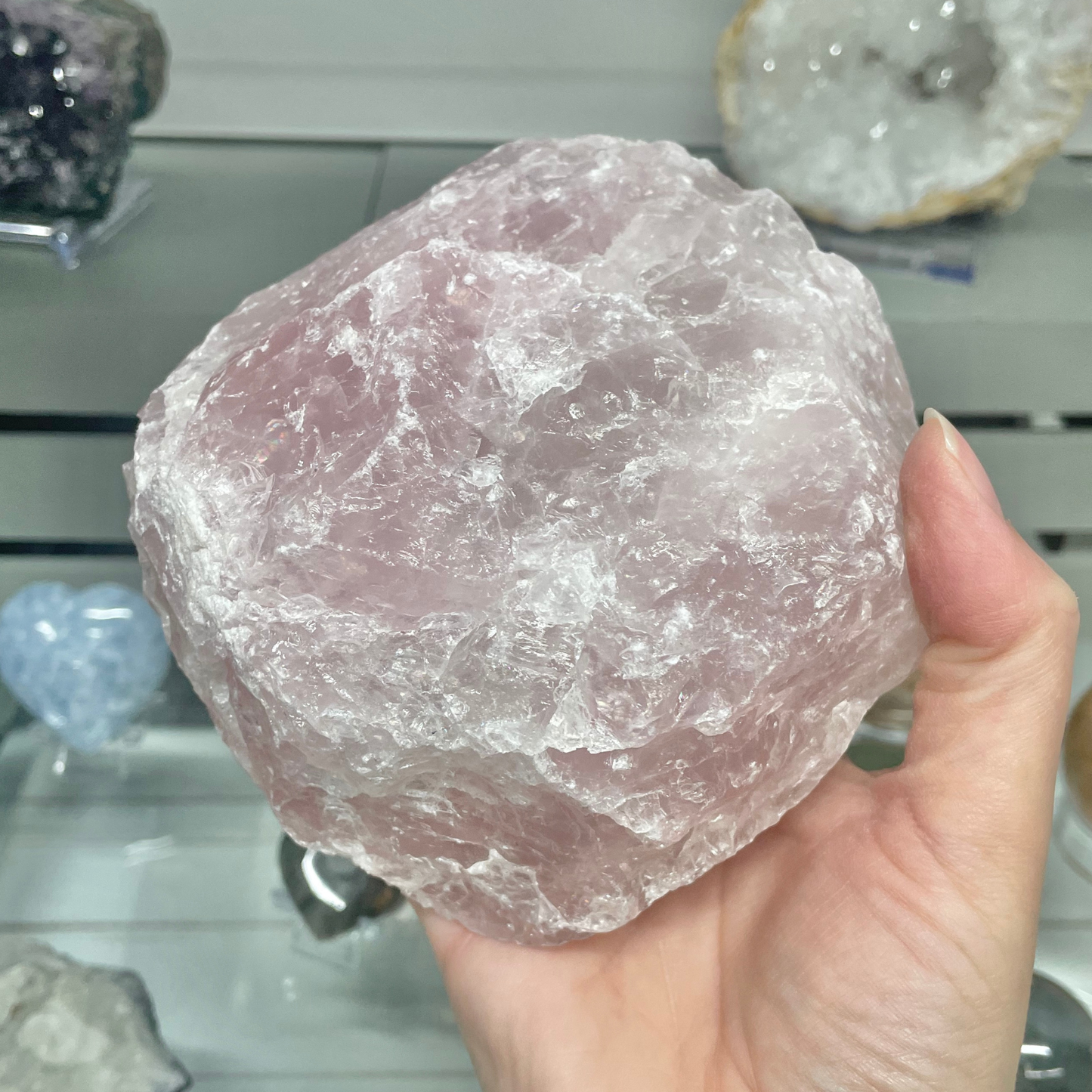 Rose Quartz Raw Chunk 2