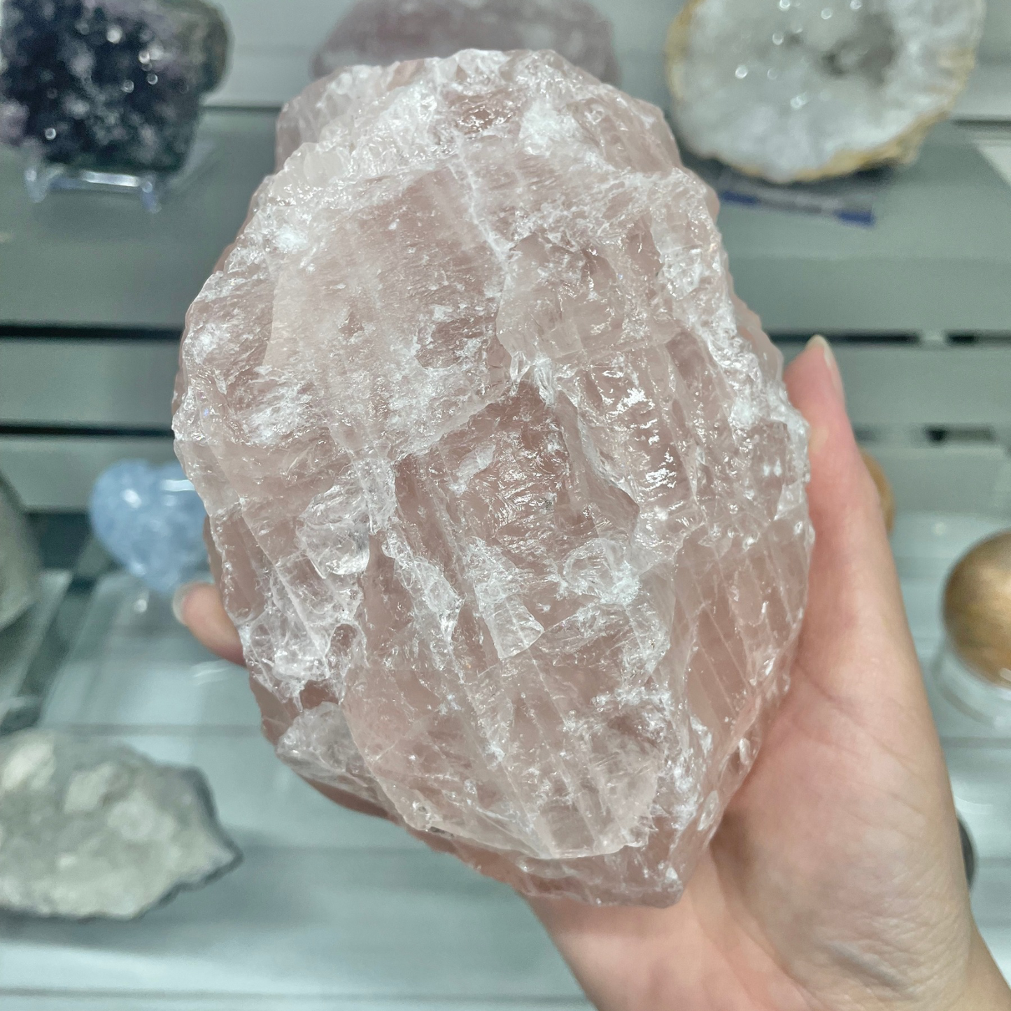 Rose Quartz Raw Chunk 1