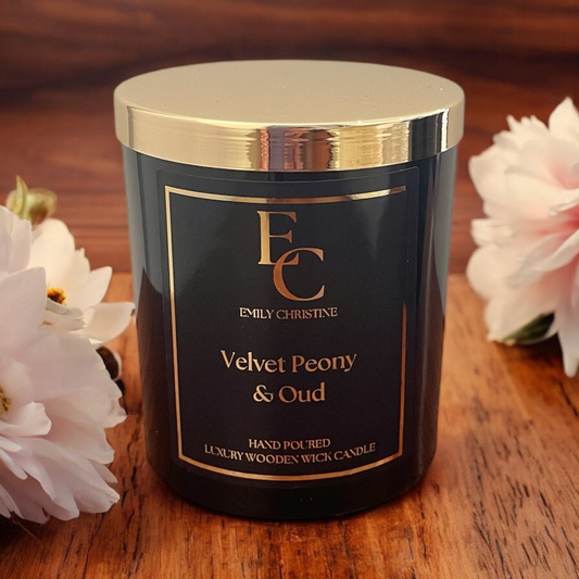 Velvet Peony & Oud Candle