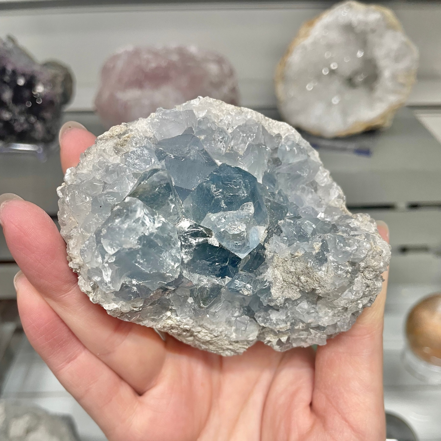 Celestite Cluster