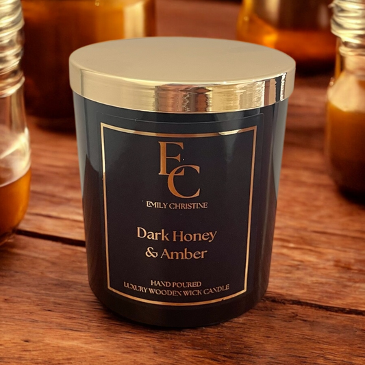 Dark Honey & Amber Candle