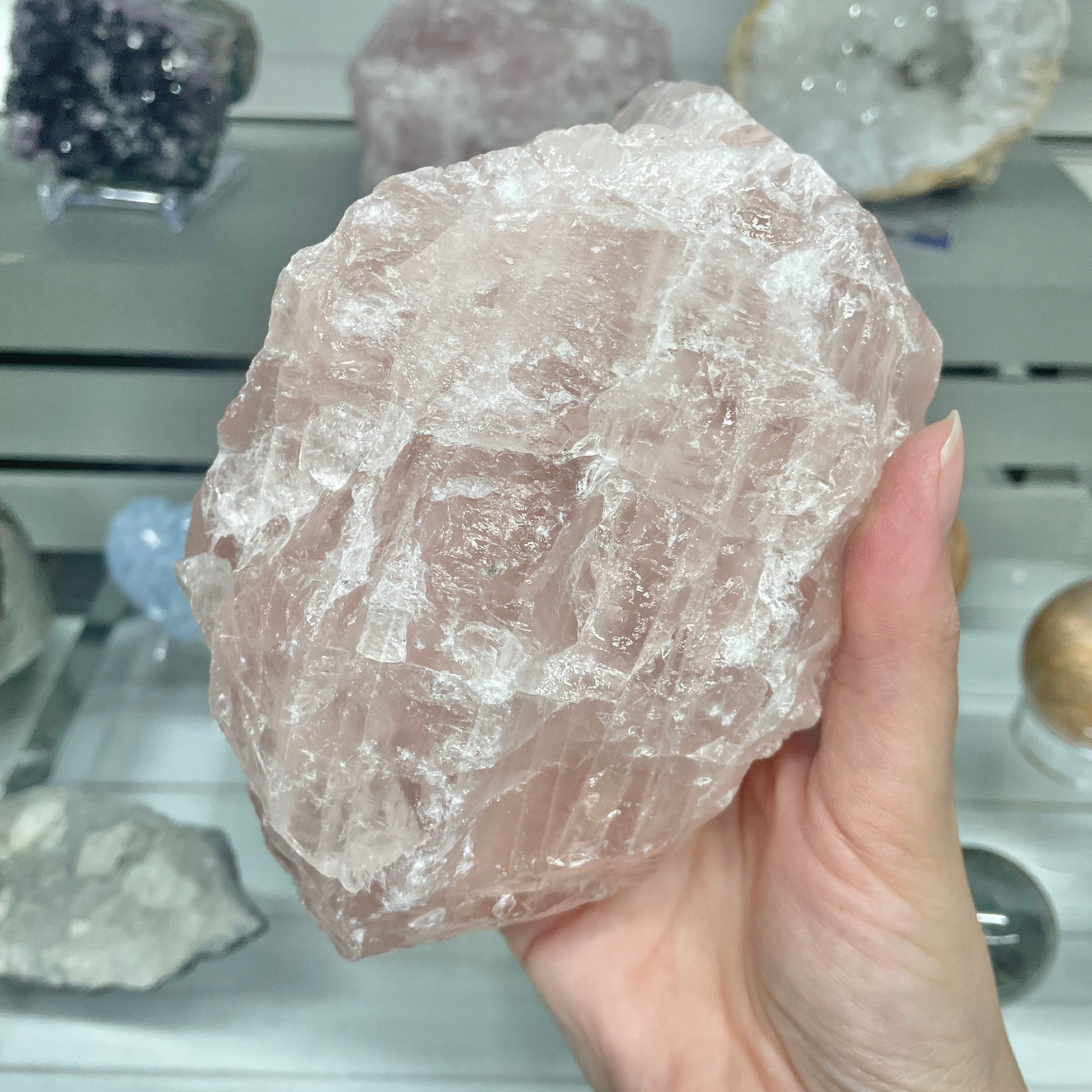 Rose Quartz Raw Chunk 1