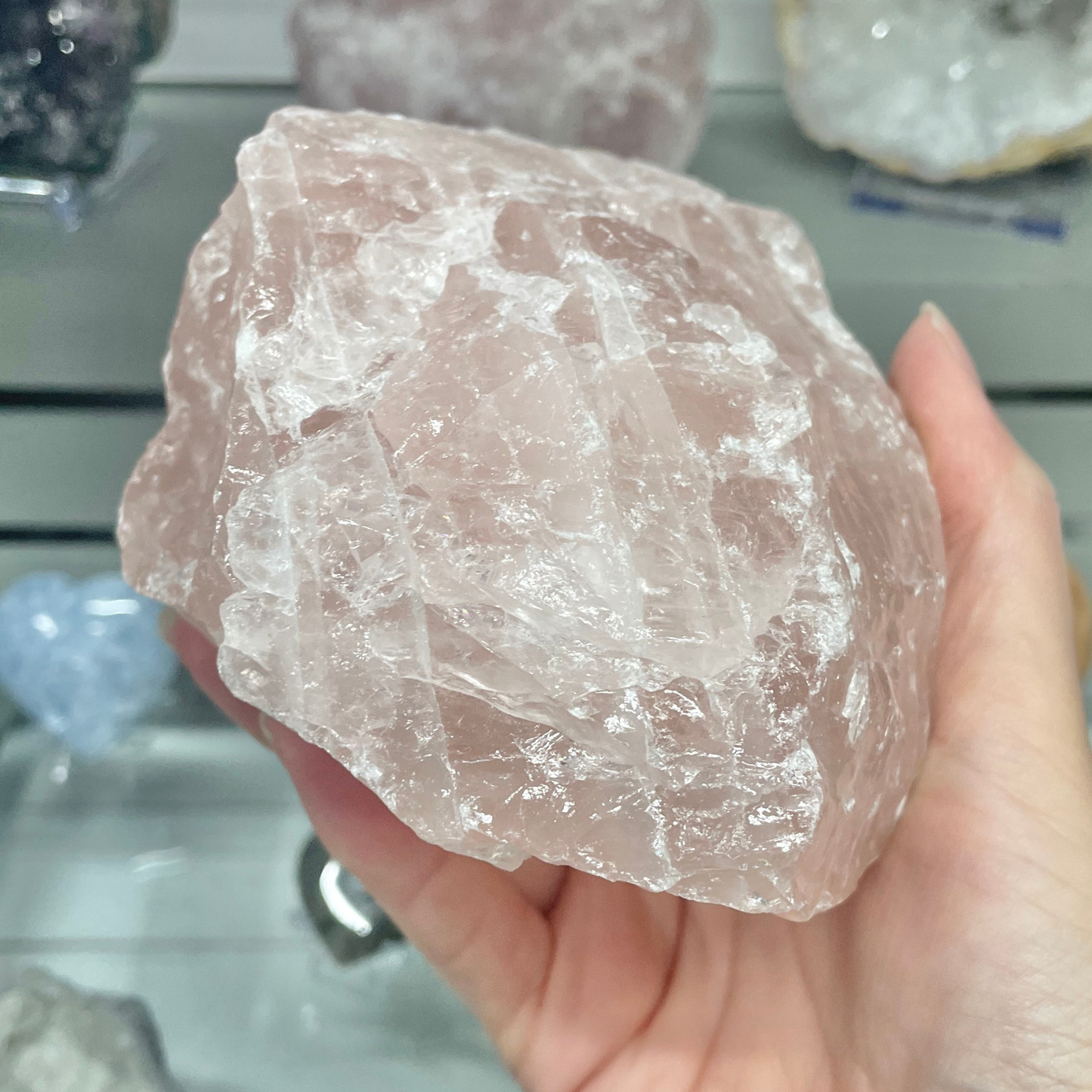 Rose Quartz Raw Chunk 1