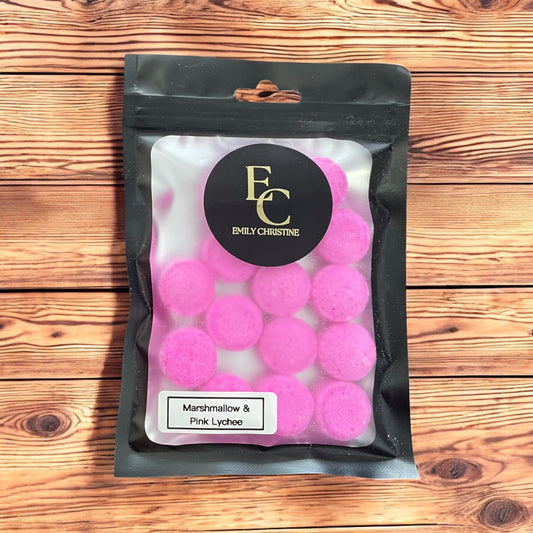 Marshmallow & Pink Lychee Mini Bath Bombs