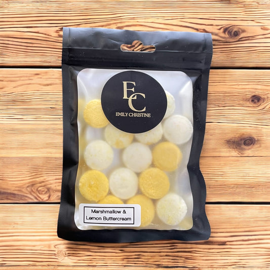 Marshmallow & Lemon Buttercream Mini Bath Bombs