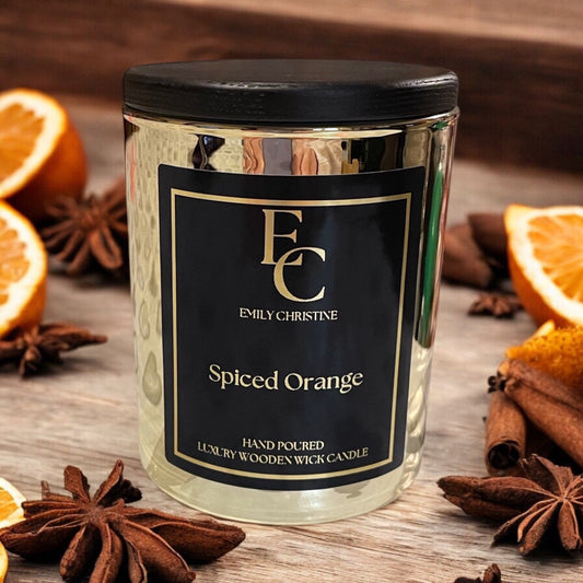 Spiced Orange Luxury Wooden Wick Candle “LIMITED EDITION”